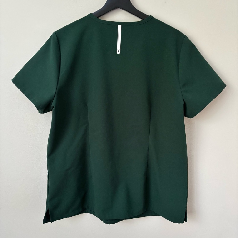 FIGS Rare Technical Collection Casma Scrub Top British Racing Green VNeck W’s XL - Picture 6 of 8